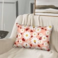 thumbnail image 6 of KLL Daisy and Ladybug Pattern Silk Pillowcase for Hair and Skin Standard Size 20"X 30" Soft Breathable Pillow Covers for Sleeping, 6 of 7