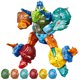 thumbnail image 1 of World Camp Cretaceous Toys 4 Piezas 2 En 1 Dinosaur Robot Transforming Toys Divertido Y Rompecabezas Dinosaur Robot Safe Transforming Dinosaur Figure Muyoka Hogar, 1 of 6