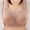 Khaki, variant on Bras for Women GaThRRgYP Women Sexy Plus Size Camouflage Print Front Deduction BreathNon-Steel Ring Non-Magnetic Buckle Underwear Bras