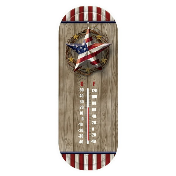 Briarwood Lane American Barnstar Metal Thermometer