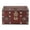 Vintage Red, variant on M Buder Handcrafted Wooden Treasure Chest Storage Box with Combination Lock, Exquisite Jewelry Organizer, Green (7.1 x 6.7 x 9.4 in / 18 x 17 x 24 cm)