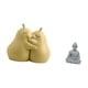 thumbnail image 5 of Sujetalibros de cerámica con forma de pera abrazada, fina artesanía, adorno para estantería, estatua de Buda mono, figura coleccionable budista en min, 5 of 8