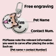 thumbnail image 3 of Placa De Identificación Acrílica Personalizada 2.5cm Y 3cm Etiqueta Para Perros Nombre Gato Antipérdida Collar Colgante Lindo Llavero Grabado Gratis, 3 of 4