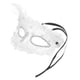thumbnail image 5 of KAKOWELY Elegante máscara de encaje para mascarada para mujer, de media cara con penacho para fiestas de disfraces, decoraciones de Halloween y eventos temáticos., 5 of 5
