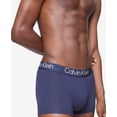 thumbnail image 2 of Calvin Klein Mens Ultra Soft Modern 3-Pack Trunk Medium Black, Blue Shadow, Grey Heather, 2 of 4