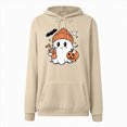 thumbnail image 6 of Towmus Women Cute Pattern Hoodie Girl Halloween Pumpkin Face Tops Cartoon Sweatshirt Long Sleeve Casual Streetwear, 6 of 6