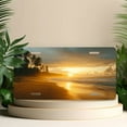 thumbnail image 4 of License Plate, Golden Beach at Sunrise Decorative Front,Personalized Stainless Steel License Plate Cover For Men Women,12.2" X 6.2", 4 of 6