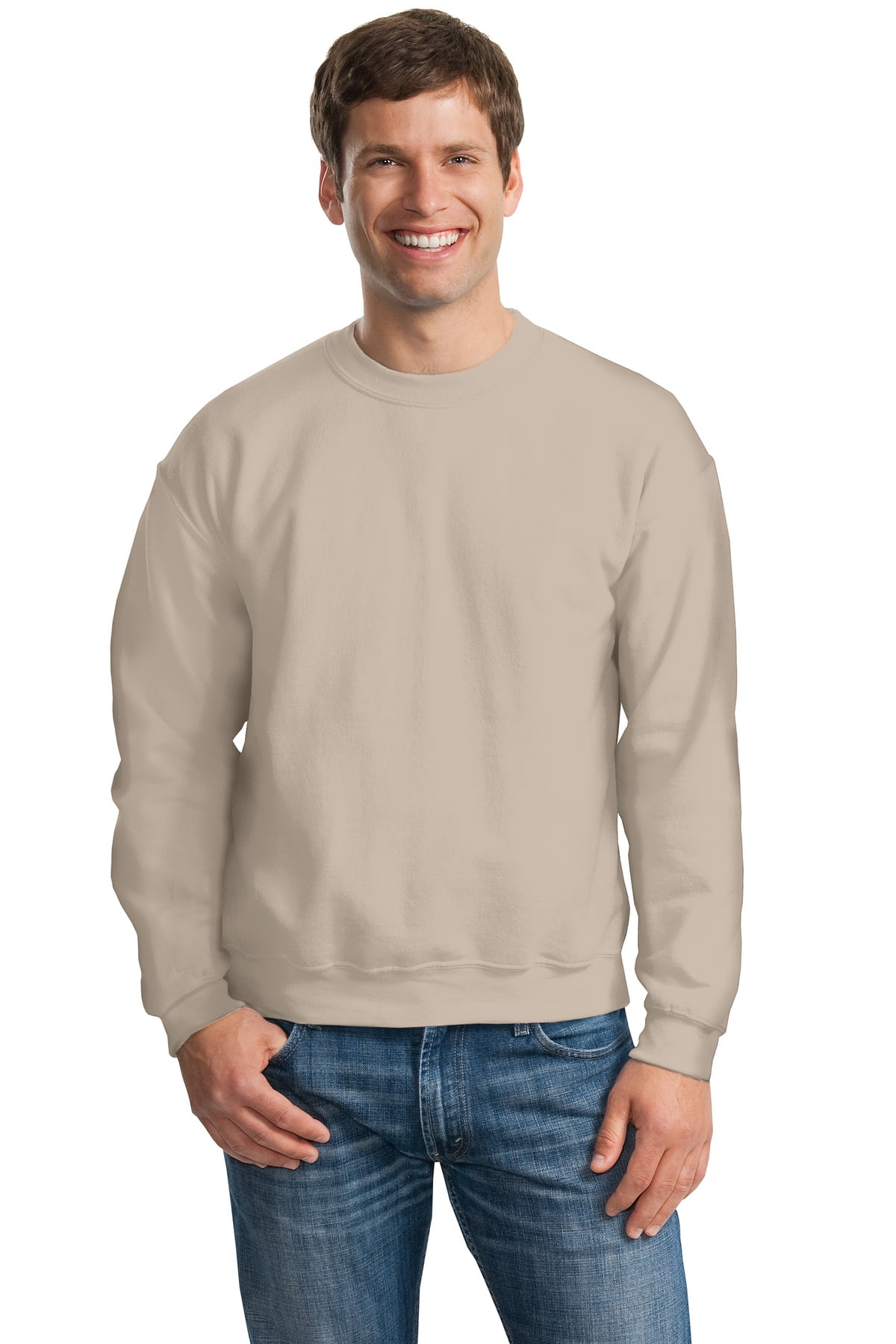 Gildan Activewear - Gildan Activewear 50/50 Crewneck Sweatshirt. SAND