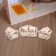 thumbnail image 4 of Muebles para casa de muñecas, sofá, juguetes, accesorios, muebles para casa de muñecas, decoración modelo 1:12, sofá en miniatura para casa de muñecas, muebles para casa, 4 of 8