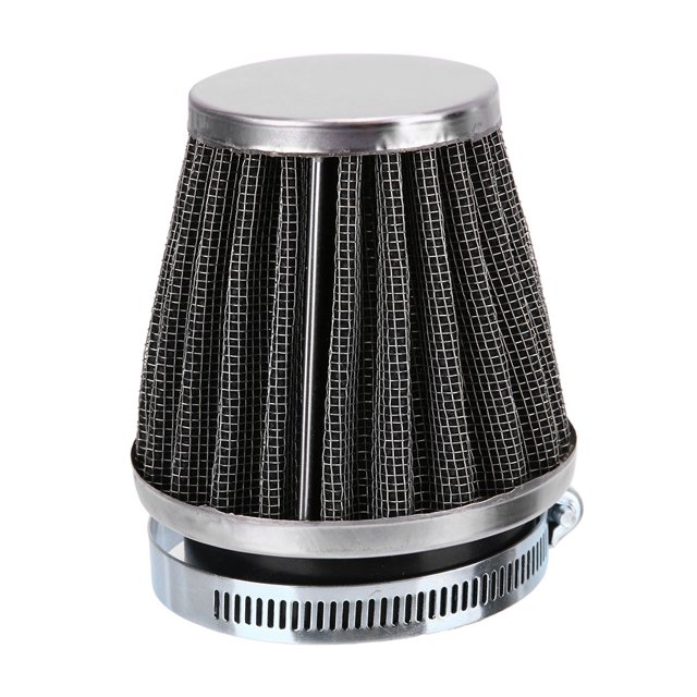 35 mm 39 mm 48 mm 50 mm Limpiador de filtro de aire de motocicleta con abrazadera Filtro de cápsula cónica JShteea Accesorios para autos y motos