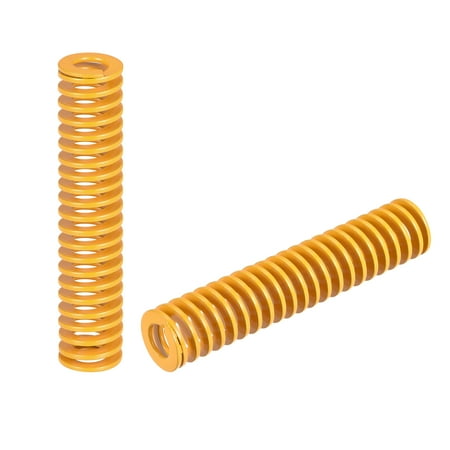 

Uxcell Die Spring 14mm OD 70mm Length 2 Pack Stamping Light Load Compression Yellow