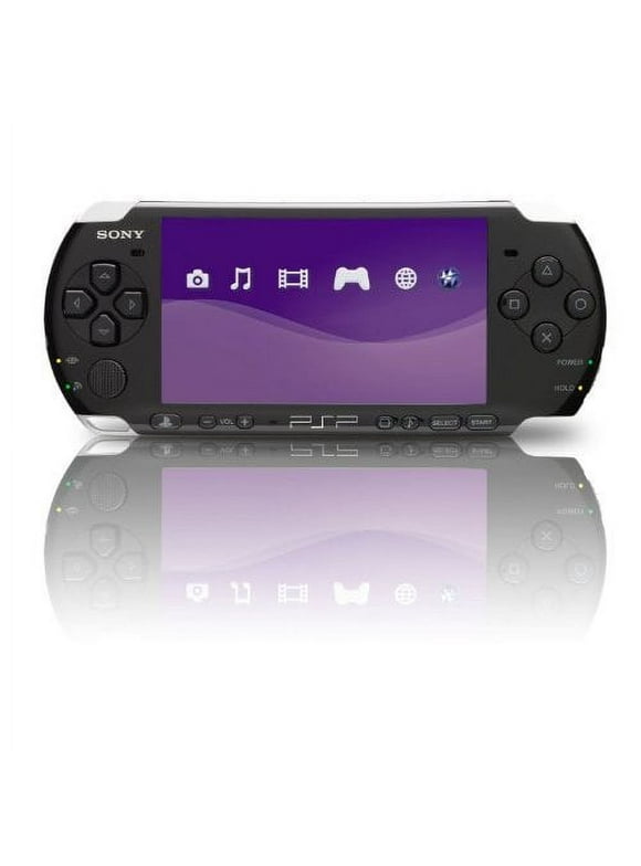 Restored PlayStation Portable PSP 3000 Core Pack System Piano Black (Refurbished)