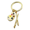 thumbnail image 2 of YYKihy Artist Painter Paintbrush Gift Keychain Small Gift Key Decoration Charm, 2 of 9