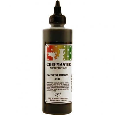Chefmaster Colorant Alimentaire pour Aérographe - Brun Récolte, 9 oz