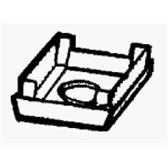 Airjet 8SCCB Ceiling Support & Cover - 8 in.