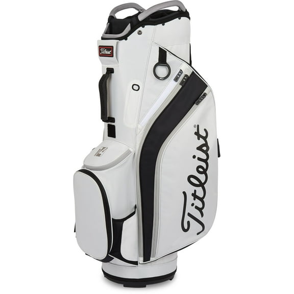 Titleist 2022 Cart 14 Cart Bag (White/Black/Gray)