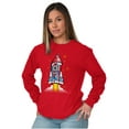 thumbnail image 3 of Official Icee Logo Rocket Unisex Plus Size Long Sleeve Tee Shirt Brisco Brands 2X, 3 of 5