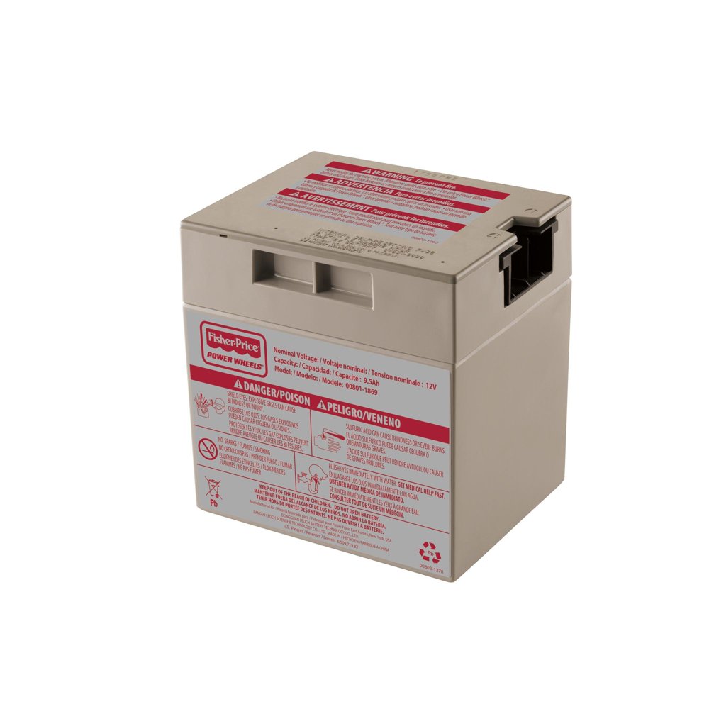 Power Wheels Gray Grey Battery 12 Volt 008010638