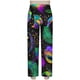 thumbnail image 4 of RKSTN Women's Carnival Pajamas Sets Oversized Lapel Mardi Gras Print Button Long Sleeve Sleepwear T Shirt and Pjs Pant 2 Piece Matching Set Casual Turndown Plus Size Pajama and Pants Loungewear Set, 4 of 9