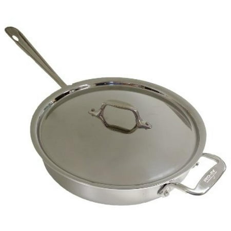 Overstock Promo Code 2014 All-Clad 2014 Promo P14 4403 Stainless Steel Tri-Ply Bonded Dishwasher Safe 3-Quart Saute Pan with Lid, Silver ()