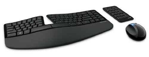 Microsoft L3V-00001 Sculpt Comfort Desktop USB Wireless RF Keyboard and Mouse 