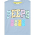 thumbnail image 4 of Easter Peeps Toddler Girls Graphic Tee with Short Sleeves, Sizes 12M-5T, 4 of 5