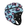 thumbnail image 2 of S SERENABLE Rugby Helmet Scrum Cap Football Helmet for Goalkeeper Hat Gift Flag Football Blue Purple, 2 of 9