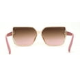 thumbnail image 4 of Womens Square Butterfly Designer Chic Sunglasses Peach Pink Smoke, 4 of 4