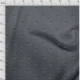 thumbnail image 3 of oneOone Tissu Polyester Lycra Motif Cachemire au Mètre 56 Pouces de Large, 3 of 4