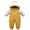 Yellow, variant on Hwmodou Baby Snowsuit Boys Winter Thicken Hooded Coat Snowsuit Windproof Warm Jumpsuit Outwear Snow Wear Toddler Girl Clothes,6M-3Y