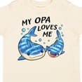 thumbnail image 4 of Inktastic My Opa Loves Me Whale Shark Boys or Girls Toddler T-Shirt, 4 of 5