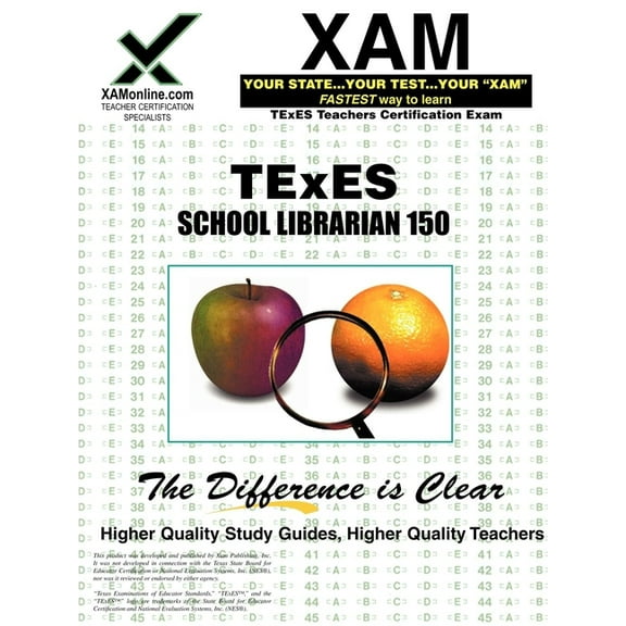 XAM TEXES TExES School Librarian 150 Teacher Certification Test Prep Study Guide, (Paperback)
