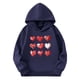 thumbnail image 3 of Sudaderas con capucha para niños y niñas, sudaderas casuales de manga larga, lindas sudaderas de gran tamaño con bolsillo de polar, chaquetas para niñas, 3 of 4