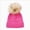 Boys' and Girls' Winter Hats A38-Hot Pink, variant on 3-8 Years Girls Winter Hat Kids Winter Hat Winter Knit Beanie with Pom Pom and Earflaps Warm Fleece Lined