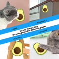 thumbnail image 5 of 2 piezas de juguete LIUYMXG bola de hierba gatera aguacate estilo 2, 5 of 5