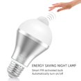 thumbnail image 3 of Led Light Bulbs, ABS+PC Auto On/Off Bulbs AC85-265V 9W Smart PIR LED Bulbs Cool White Motion Sensor Lights For, 3 of 7