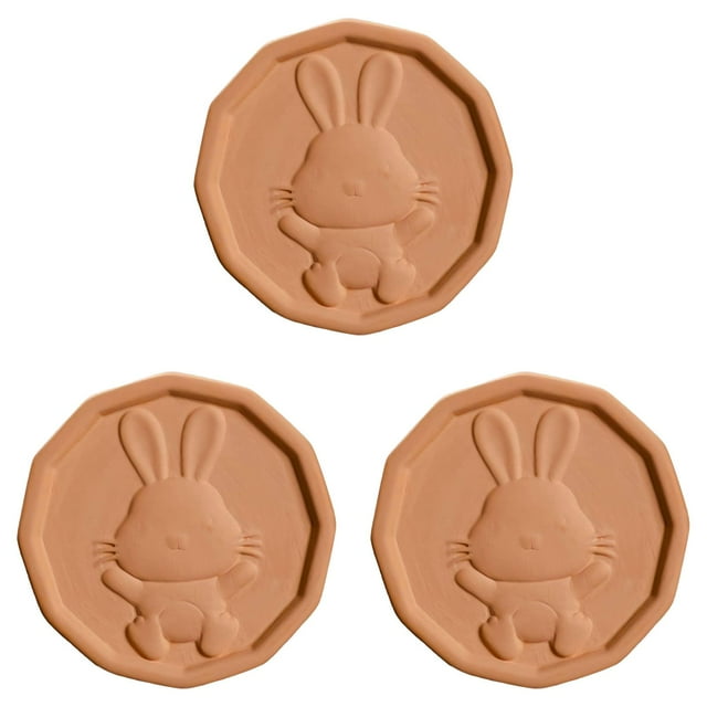 3PCS Brown Sugar Saver and Softener Disc - Terracotta Brown Sugar Keeper for Food Storage Containers | Reusable Moisture Control Disc Natural Sugar Softener Alternative Keep Brown Sugar Fresh