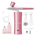 thumbnail image 1 of Kit de Aerógrafo Portátil CBVCBV con Compresor (Rosa), 1 of 7