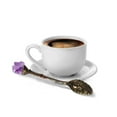 thumbnail image 3 of 2 Pcs Purple Crystal Alloy Spoons Retro Spoons Coffee Spoons Tea Spoons Dessert Spoons Ice Cream Spoons for Cafe Tableware, 3 of 5
