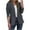 Dark Gray, variant on cocolona Womens Solid Blazers Long Sleeve Lapel Suit Jackets Business Casual Office Work Jacket Tops