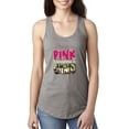 thumbnail image 1 of MmF - Women's Racerback Tank Top, up to Women Size 2XL - Pretty in Pink Dangerous in Camo, 1 of 5