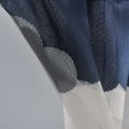 thumbnail image 3 of 2 Piece Elegant Faux Silk Dual Color Splicing Sheer Window Valance,Rod Pocket Curtain for Kitchen, Café, Dining, and Bathroom Decor, 3 of 5