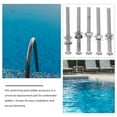 thumbnail image 3 of Minkissy 6Pcs Stainless Steel Pool Ladder Fasteners Easy Install Replacement Ladder Screws for Pools, 3 of 4