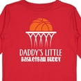 thumbnail image 4 of Inktastic Daddys Little Basketball Buddy Boys Boys Long Sleeve Toddler T-Shirt, 4 of 5