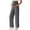 Gray, variant on ZVNAΖH Women's Maternity Yoga Pants, High Waist Over Bump Wide Leg Pants, Stretch Pregnancy Trousers with Pockets for Spring Summer