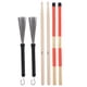 thumbnail image 2 of Drum Stick Brush Sticks, Durable Double Guide Rod Drum Sticks Set  For Classic Music ANGGREK Drum Stick Brush Sticks, 2 of 8