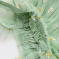 thumbnail image 4 of StylesILove Baby Toddler Girls Sleeveless Mesh Tulle Fruit Daisy Flower Girl Tutu Dress Birthday Wedding Party Sundress Outfit (2-3 Years, Green Daisy), 4 of 8