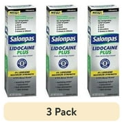 (3 pack) Salonpas Lidocaine Pain Relieving Roll-On, 4% Lidocaine, 3 OZ