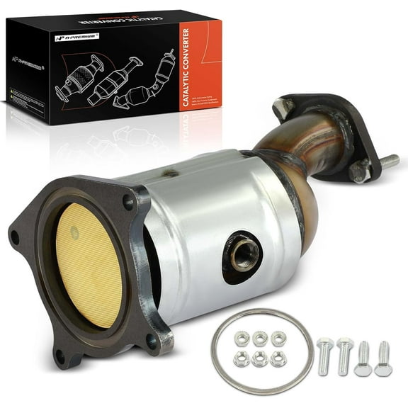 A-Premium Rear Catalytic Converter Kit Direct-Fit Compatible with Ford Explorer 2011-2012 3.5L, Edge 2011-2014 3.5L 3.7L, Edge 2015 3.5L & Lincoln MKX 2011-2015 3.7L, EPA Compliant