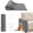 Grey, variant on 78.7"x15.8" Cat Mat Self-adhesive Cats Carpet Diy Scratch Furniture Protector For Couch Sofa Wall & Doors Durable Guards Scratcher From Claw (black)